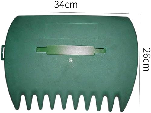 Miniatura 6 de Agarrador de hojas, 2 cucharas de mano de hojas de avellana, eliminación rápida de césped, colección caída, palas de hojas de jardín y patio,