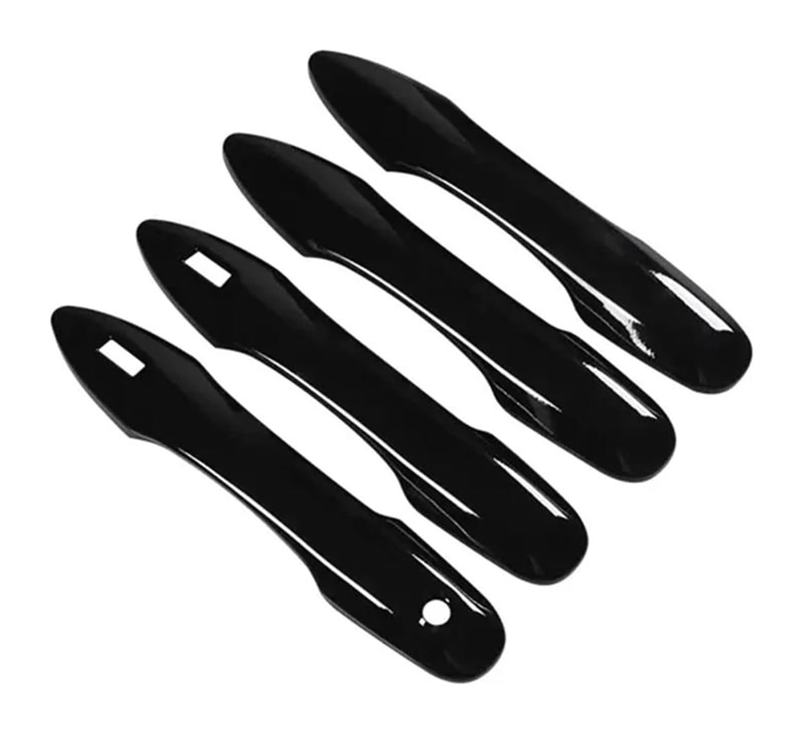 Hckclmbmzw One Color For Toyota For Corolla Hatchback 2019-2023 Glossy Black Side Smart Exterior Door Handle Cover Trim Protective Door Handle Cover