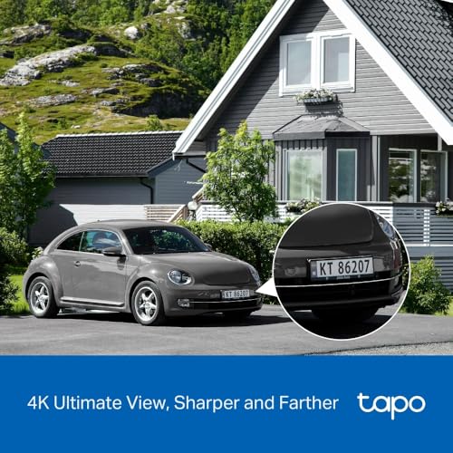 Image of Tapo C660 KIT 4K 8MP Solar-Powered Pan /Tilt Security Camera, Starlight Color Night Vision, 360 AI Tracking Outdoor Camera, Solar Charging, Two-Way Audio, 2.4&5 GHz Connection, Works with Alexa&Google