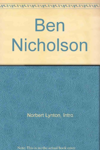 Ben Nicholson B000K9DOP4 Book Cover
