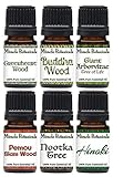 Miracle Botanicals Exotic Wood Essential Oil Set - 100% Pure Therapeutic Grade - (6) 5ml