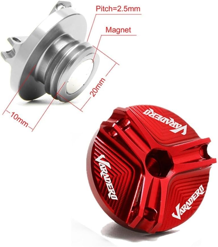 Fluid Reservoir Cap for Varadero XL1000 V XL1000 2005-2013 XL 1000 V Motorcycle CNC Front Brake Fluid Reservoir Cover Oil Filler Cap