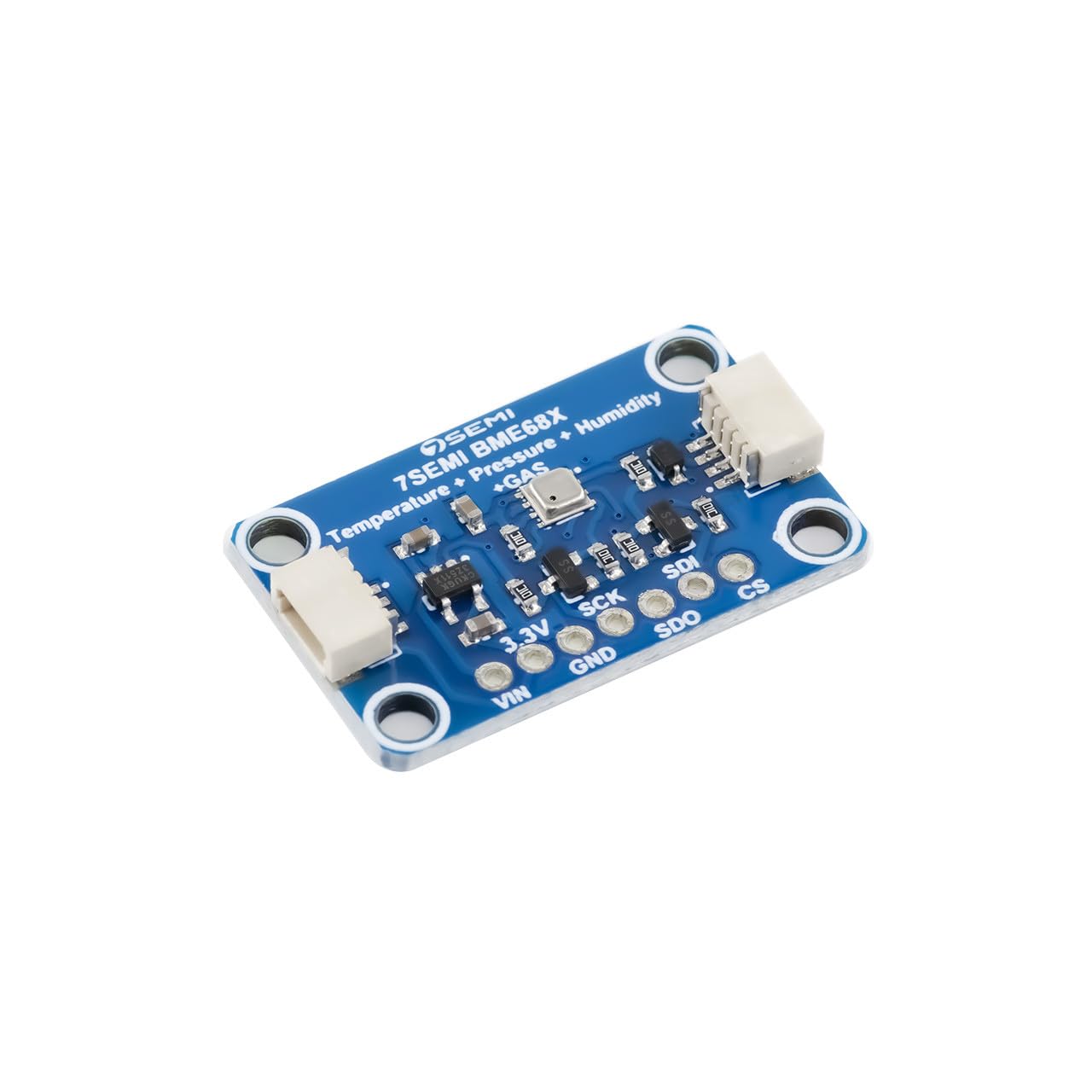 7semi BME680 Environmental Sensor Breakout with Qwiic Connector | Temperature Pressure Humidity & Air Quality Sensor | I2C/SPI Interface 3.3V/5V Voltage-image-2