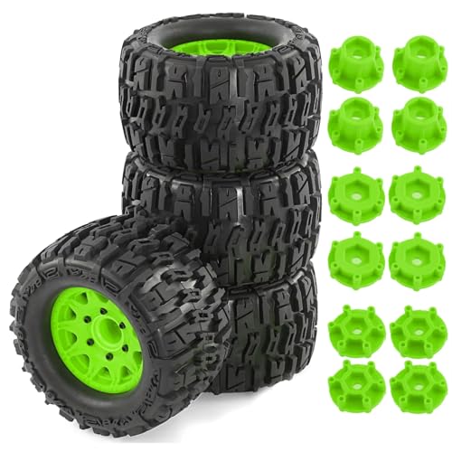 Pneus RC 1/10 pour rouler sur terre et herbe avec le Huanqi 727