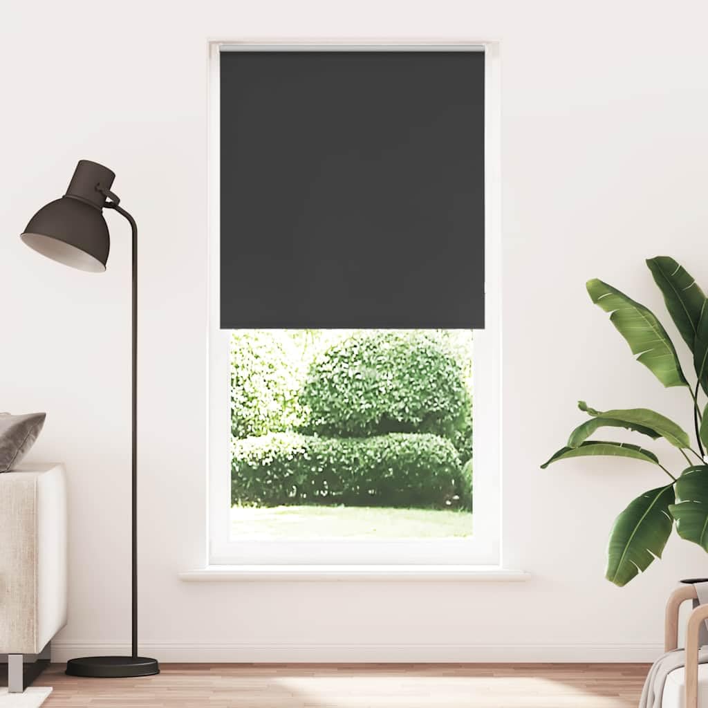 Verdunkelungsrollo, Polyester, 90,7 cm | 100 % Polyester, leicht zu reinigen, Wand- oder Fenstermontage, Kindersicherung