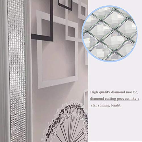 Diflart Mirror Glass Mosaic Tile Crystal Diamond Mosaic Tile Backsplash For Kitchen Bathroom Wall Tiles Pack Of 20 Sheets #TOP6