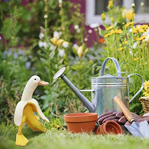 Banana Duck Sculpture, Whimsical Banana Duck Yard Art, Creative Banana Duck Art Statue Garden Yard Outdoor Decor (1 Pc) 1 #TOP2