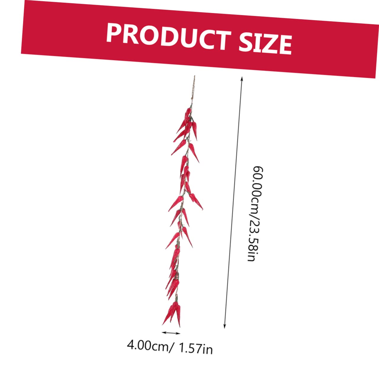PRETYZOOM 15 Pz Spiedini di verdure simulati decorazione della parete della fattoria peperoncino artificiale pianta Decorazione fotografia verdure finte di simulazione Schiuma rosso