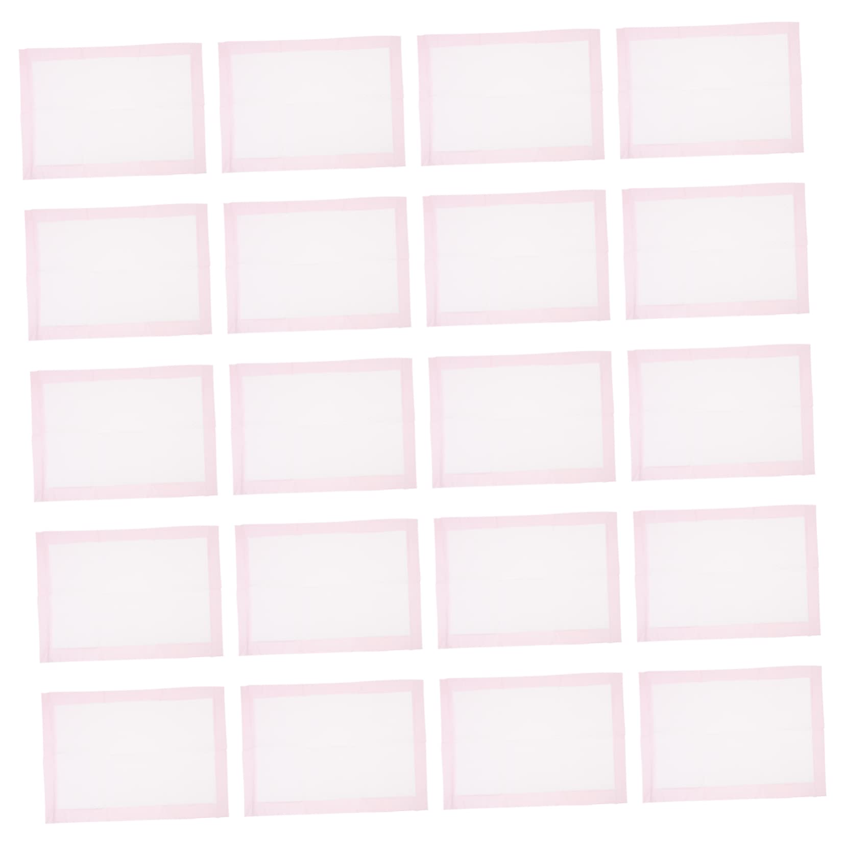 Tappetini Igienici Monouso per Cani 100 Pezzi Non Tessuto | Rosa, Impermeabili e Assorbenti, per Animali Domestici, Formato Confezione da 100 Pezzi