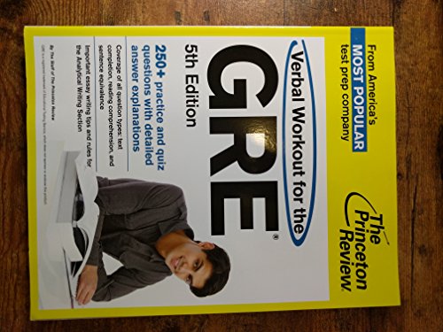 Verbal Workout for the GRE, 5th Edition (Graduate School Test Preparation)
