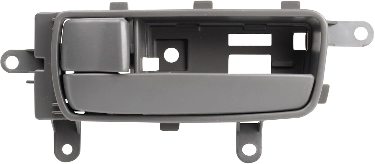 TRQ Rear Left Interior Door Handle Black Drivers Side Compatible with 2007-2012 Nissan Sentra
