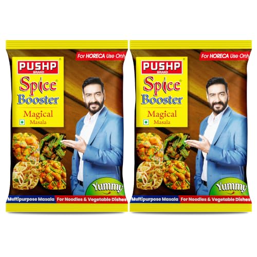Image of PUSHP Spice Booster Magical Masala 200GM (Pack OF 2) | All In One Masala | | Multipurpose Seasoning Masala for Noodles, Vegetables, Fried Rice & Snacks | Restaurant Style Taste Enhancer