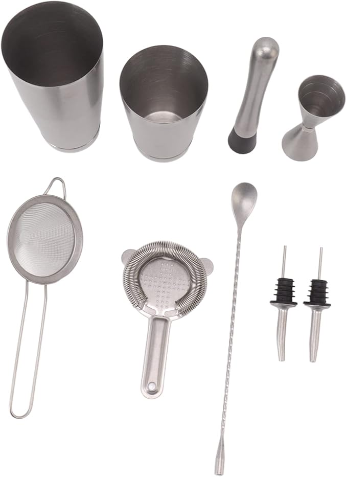 Kit de Bartender de Acero Inoxidable Boston Shaker Set Bar (Tipo C) miniatura 2