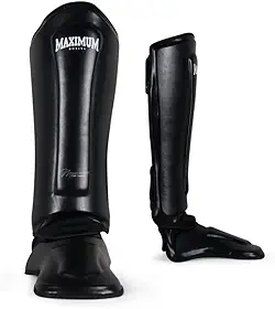 Maximum Boxing Caneleira Classic para Muay Thai e Kickboxing, Preto