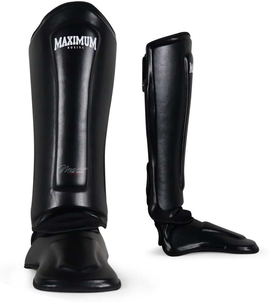 Maximum Boxing Caneleira Classic para Muay Thai e Kickboxing, Preto