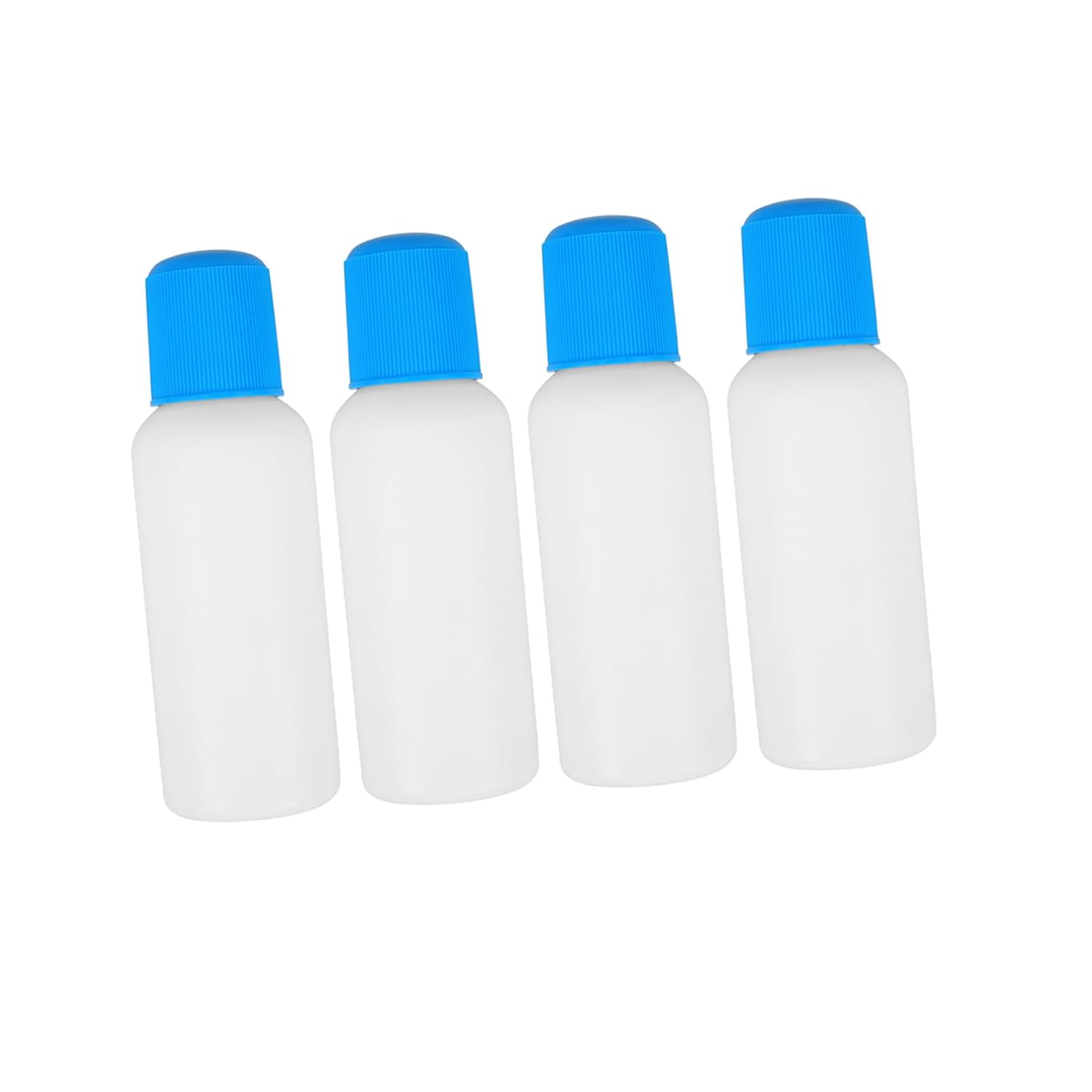 Kichvoe 4pcs Sponge Tip Applicator Bottles,100ml Refillable Leak-proof Sunscreen Daubers, Portable Empty Travel Bottles for Envelope Moistener, Essential Oils