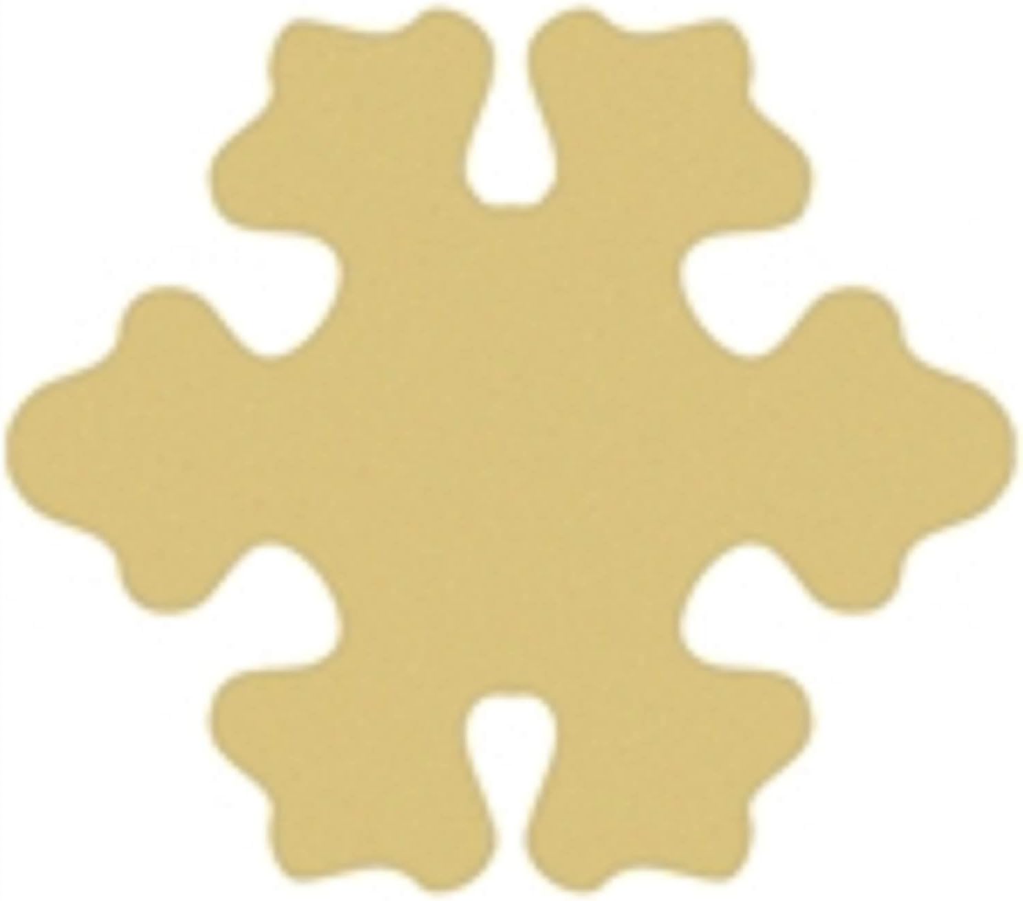 Snow Flake Cutout Unfinished Wood Holiday Christmas Winter Door Hanger MDF Shape Canvas Style 1 (12)