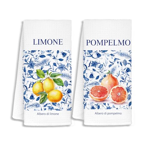 STHTTSW Italian Lemon Grapefruit Bathroom Towels...