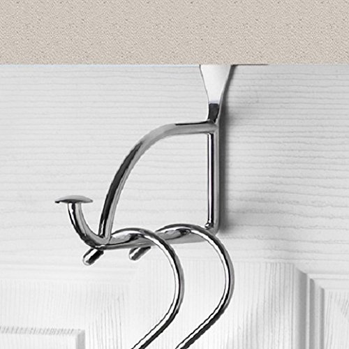 Spectrum Diversified 75370 Hanger Holder & Hook, Extender Over-The-Door Closet, Bedroom & Laundry Room, Hanging Clothes Drying Rack thumb #1