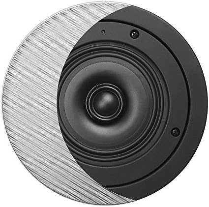 OSD Black 6.5" Super Shallow Mount Weather-Resistant in-Ceiling Speaker Pair - BK-R62SS