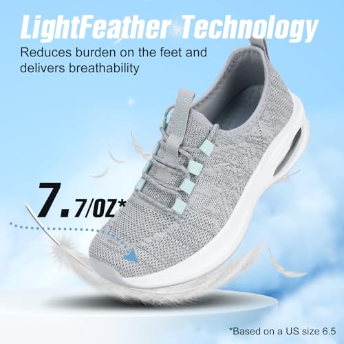 Image of Wide Toe Box Shoes Women Extra Wide Width Sneakers Air Cushion Road Running Shoes Ultra Light Tennis Gym Workout Training Shoes Breathable Walking Shoes with Arch Support