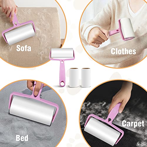 2-Tiers Extended Dog Stairs Steps For Bed Couch Sofa,High Density Foam Pet Gentle Slope Ramp Stairs Ladder Friendly To Small Old Joint Injury Dogs Cats,Soft Fabric Cover Washable,Send Lint Roller Set #TOP6