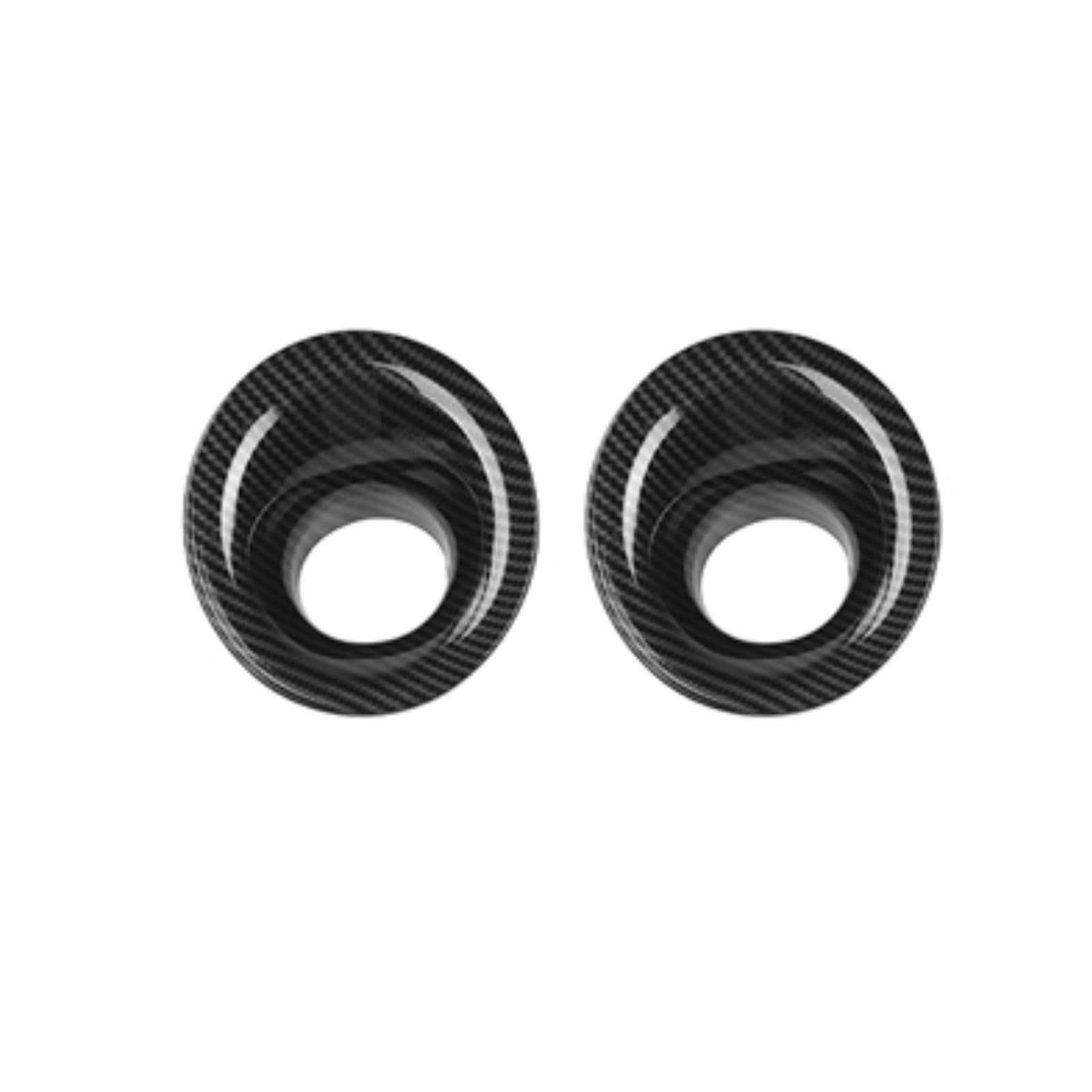 Center Control Grain Gear Shift Navigations Tail Light Accessorie Decoration Cover Compatible for Dodge Challenger 2015 UP Carbon Fiber(Type37)