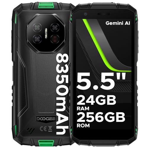 DOOGEE Fire 3 Ultra Rugged Smartphone, 8350mAh Android 15, Unisoc