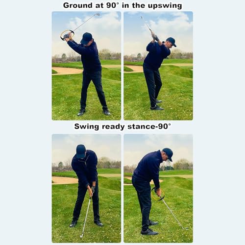 Accessoire d'entraînement de golf pour corriger le swing et swinguer droit au jardin - 7