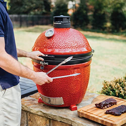 Kamado Joe Classic Joe Ii Stand Alone 18 Inch Charcoal Grill + Cover Bundle #TOP1