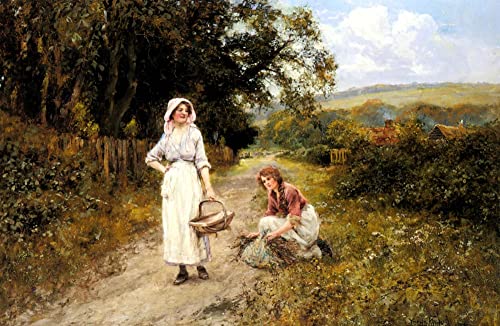 Tableau mural d'art de Henry John Yeend King impression sur toile haut de gamme finition musée