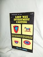 Lost Wax Investment Casting 0830667253 Book Cover