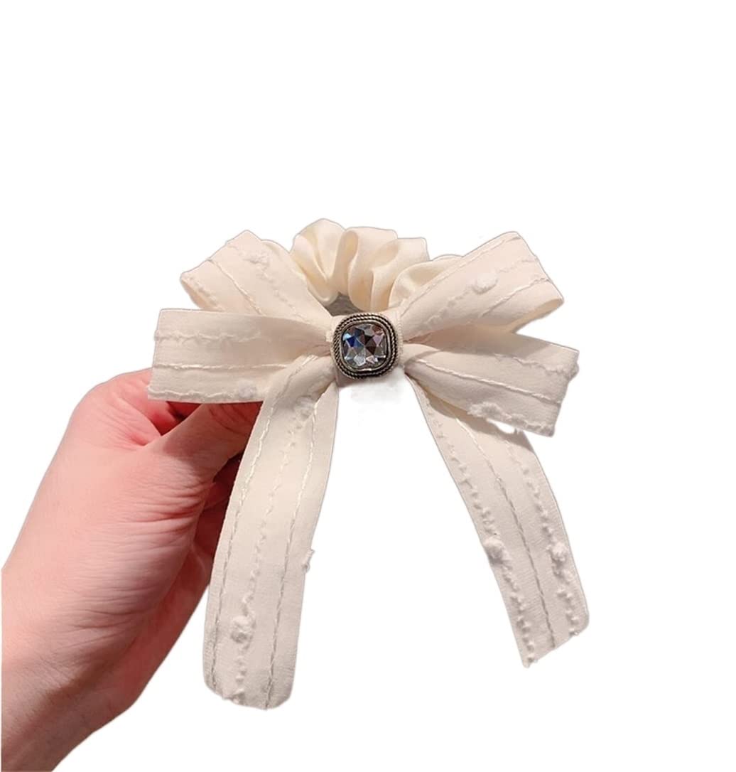 Feste Elastici Capelli 2 Pezzi Strass Nodo Fiocco Scrunchies Capelli Cavallo Accessori Per Per Ragazze Decorazione