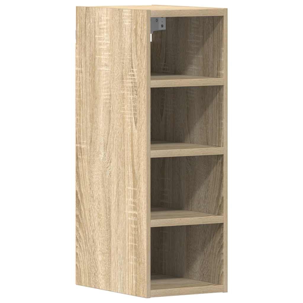 vidaXL Armoire Suspendue chêne Sonoma 20x29,5x60 cm Bois d'ingénierie, Armoire de Cuisine, Placard, Armoire Flottante, Armoire de Rangement
