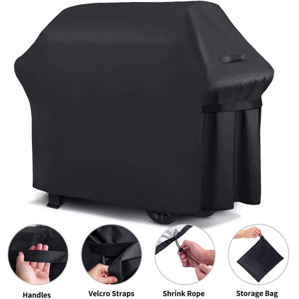 TopHomer Copertura impermeabile per barbecue 210D, panno Oxford antivento, antistrappo, grande copertura per barbecue per esterni, L: 170 x 61 x 117 cm