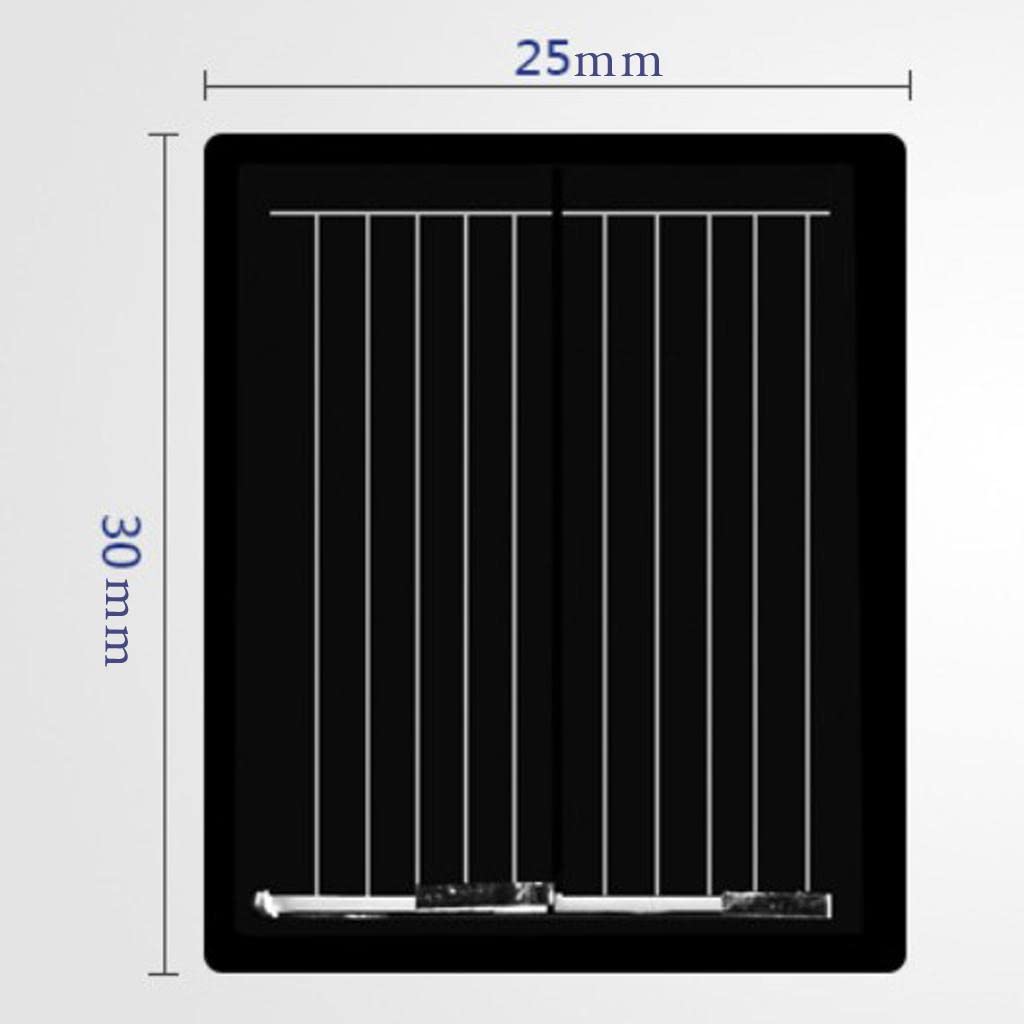 F Fityle 5 Stücke Mini Solar Panel Solarpanel Sonnenkollektor Solarladegerät Solarzelle DIY