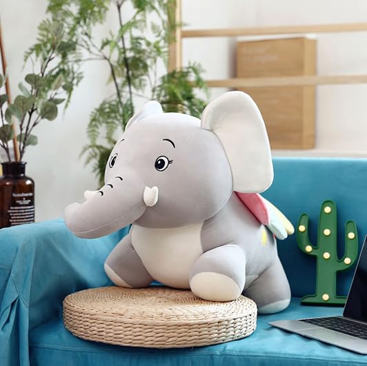 Image of SCOOBA Super Soft Baby Elephant Soft Toy (Baby Elephant Grey)