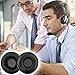 Bingle Ear Cushions Leatherette Spare Replacement for Plantronics Supra Plus Encore and Most Standard Size Office Telephone Headsets H251 H251N H261 H261N H351 H351N H361 H361N (10 Pack)(BEC-LTH10)
