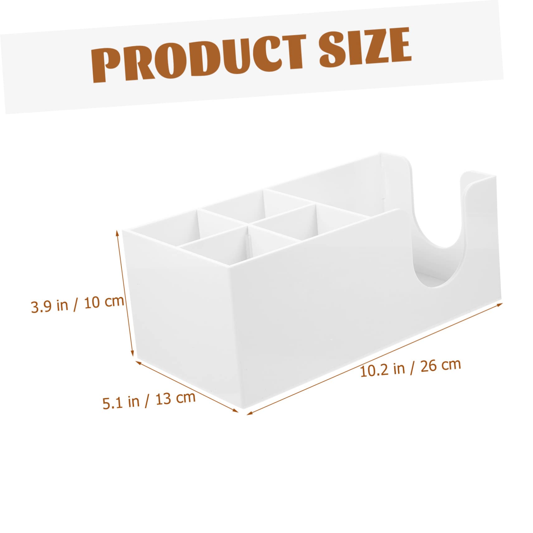 COLLBATH Acrylic Napkin Storage Rack Tea Station Accessories Counter Organizer Box