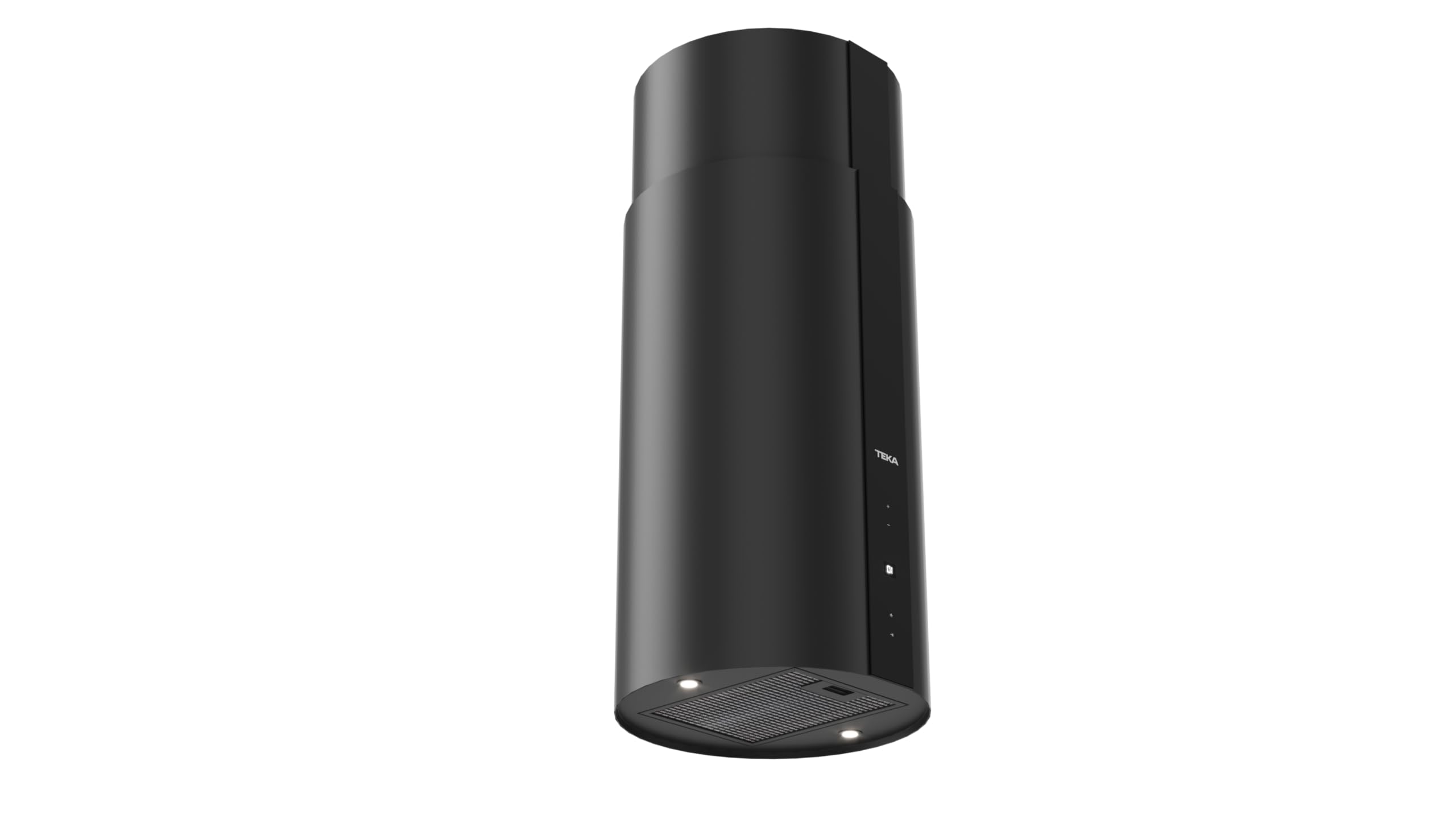 Teka - Campana CC 485 - Color Negro - Extractor de Humos para el Hogar - Diseño Moderno - Forma Cilindrica