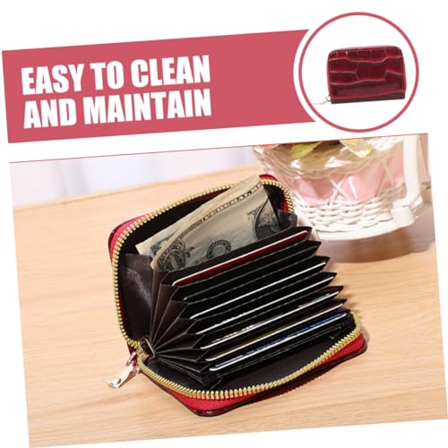 Women's Zipper Wallet Multi-card Slot Coin Purse Credit Card Holder Small Organizer for Outdoor4