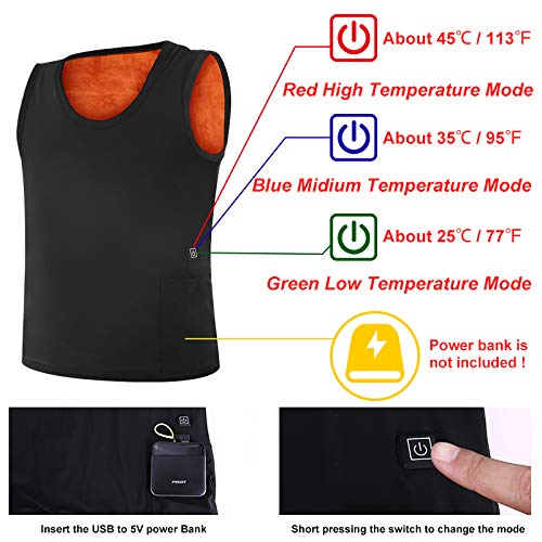 O novo colete de aquecimento elétrico masculino The New Smart Electric aquecimento colete elástico s