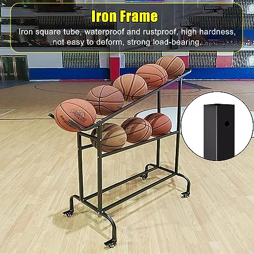 Support de rangement de basket-ball portable idéal pour garage