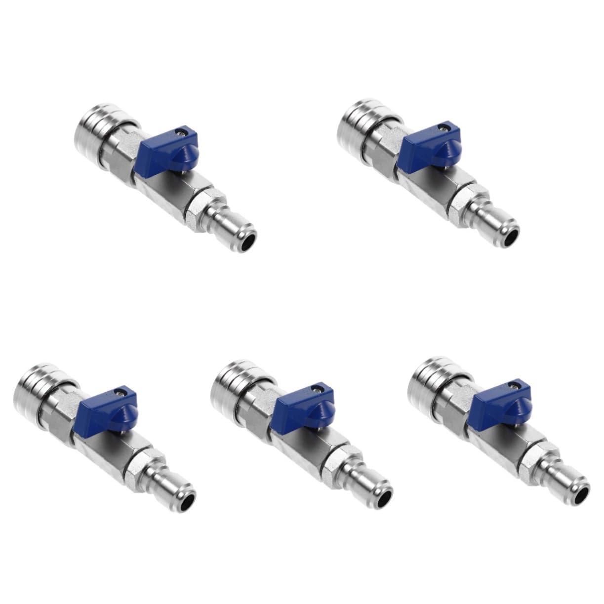 ifundom 5 Pezzi Valvola Inossidabile per Pressione Accessorio per Pulizia Lavaggio Auto e Giardinaggio Resistente e Duraturo per Ad Pressione
