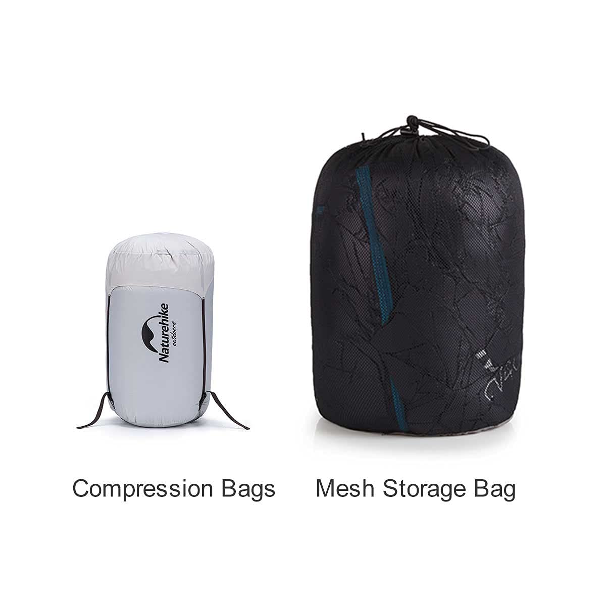 Naturehike Saco De Dormir De Plumón Ultraligero De, Saco De Dormir De Plumón De Ganso De 800 Rellenos, Saco De Dormir para 4 Estaciones, Saco De Dormir Compacto y Ligero