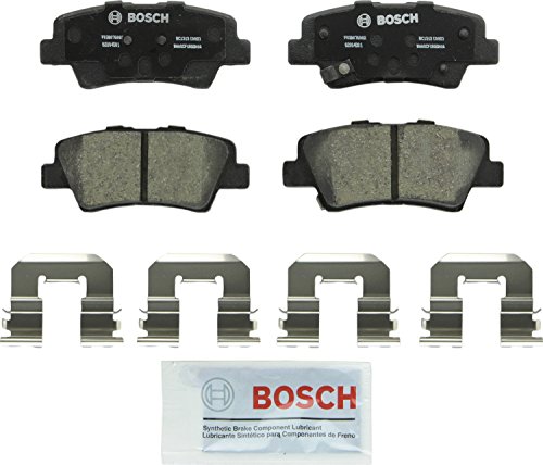 BOSCH BC1313 QuietCast Premium Ceramic Disc Brake Pad Set - Compatible with Select Hyundai Azera, Elantra, Sonata; Kia Amanti, Optima, Soul; REAR