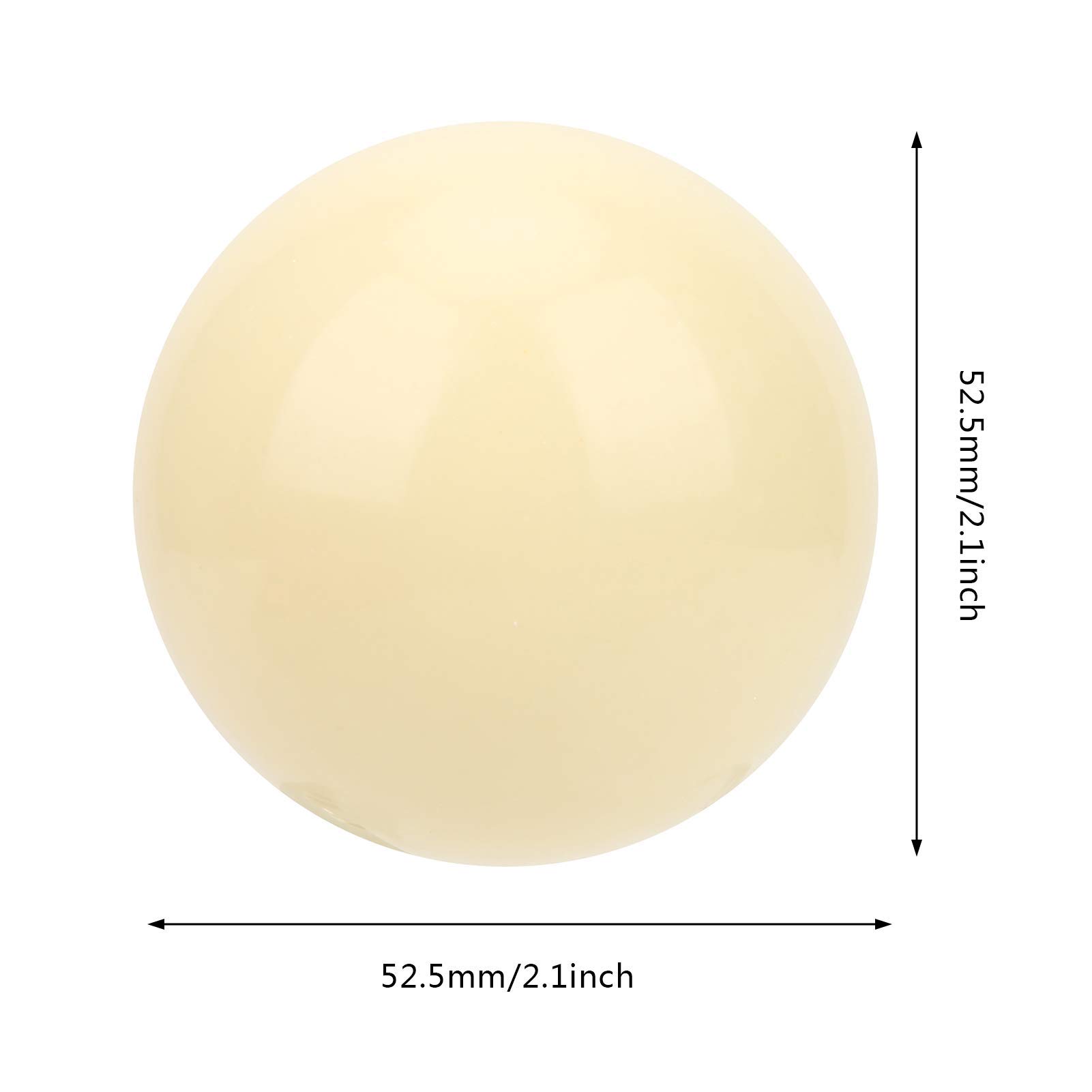 VGEBY Snooker Billardkugeln Cue Balls in Standardgröße 52,2 mm (22 Stück)