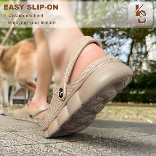 Image of KEMISANT Women Clogs,Comfortable Mules Sandals Slippers Nurse Garden Shoes Unisex for Men Cushioned Support