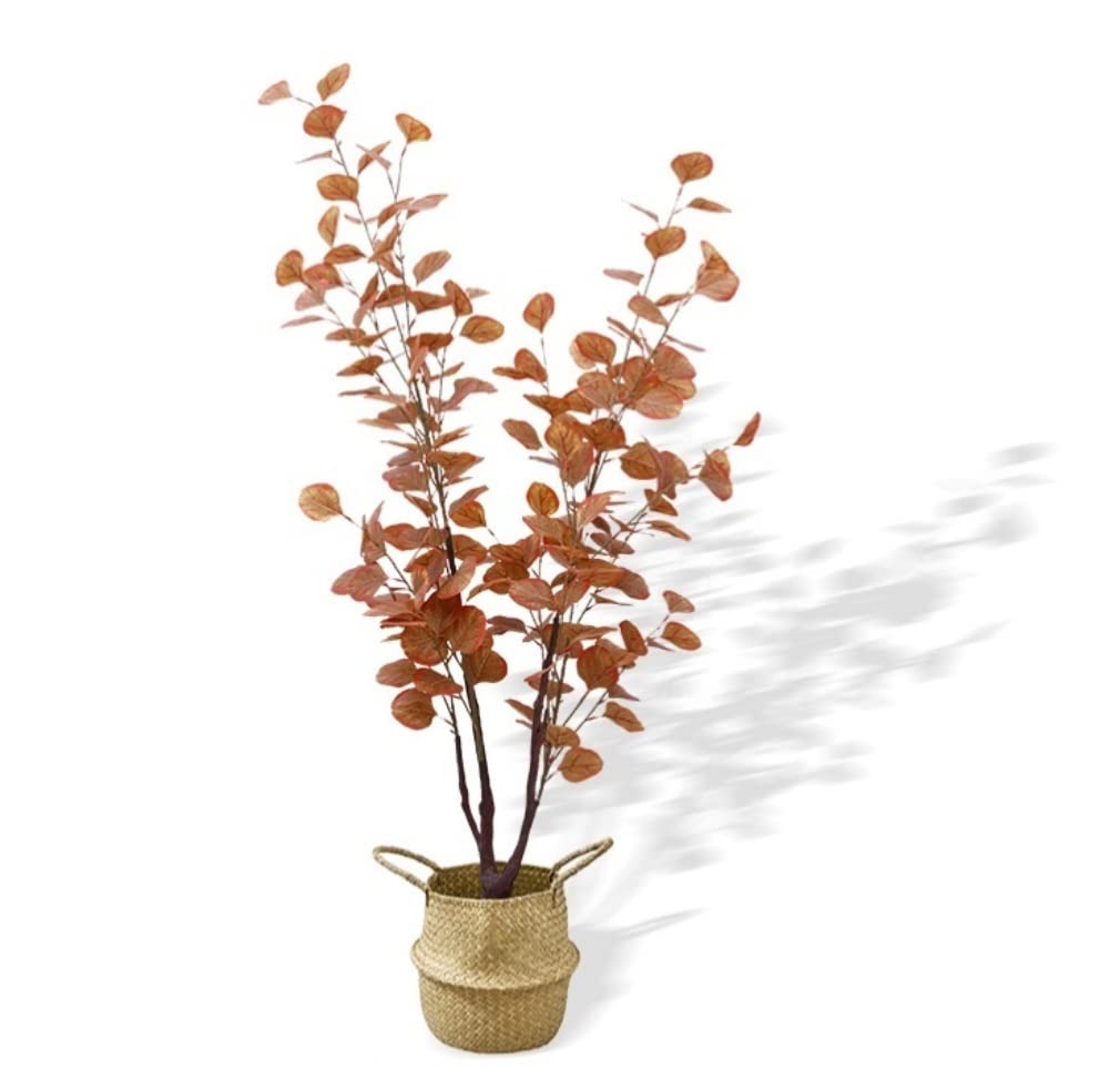 Plantas Artificiales de eucalipto Grandes en Maceta, Plantas Artificiales para decoración de Interiores y Exteriores, para el hogar, la Oficina y el jardín.