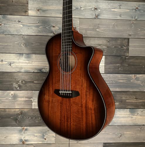 Breedlove Oregon Concerto Ce, 12-String Acoustic-Electric Guitar - Bourbon Myrtlewood #TOP6